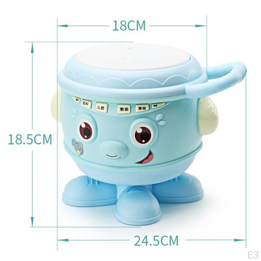 Baby Musical Toy, Kids Clap Music Drum, Electronic Learning Toys, Size 24.5x18.5cm