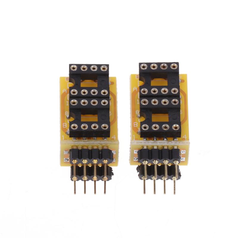 Dual Single Dip8 Zu Einzel-Operationsverstärker Audio-Operationsverstärker Adapter Konvertierungssockel Für Ne5534 Ad797 Opa627 Operationsverstärker
