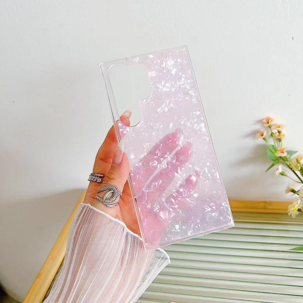 Dreamy Shell Pattern Silicone Case for Samsung S25U/A55/A16/Note20/S24FE