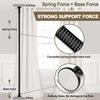 Room No Drilling Curtain Rod Wall Divider for Room Heavy Duty Floor To Ceiling Portable Hanging Room Divders Partitions Space Separator Black Divider,