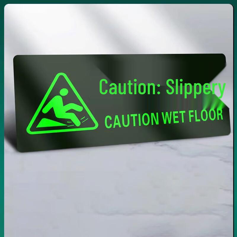 Lijiu Hong Caution Wet Floor Safety Sign Sticker
