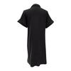 Women's Summer Cotton Shirt Dress Short Sleeves Button Down Knee Length Dresses Casual Loose Mini Dress with Pockets