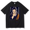 Japanese Anime Jujutsu Kaisen Suguru Geto Graphic Print T Shirt Fashion Casual Crew Neck Short Sleeve Plus Size T Shirt Unisex
