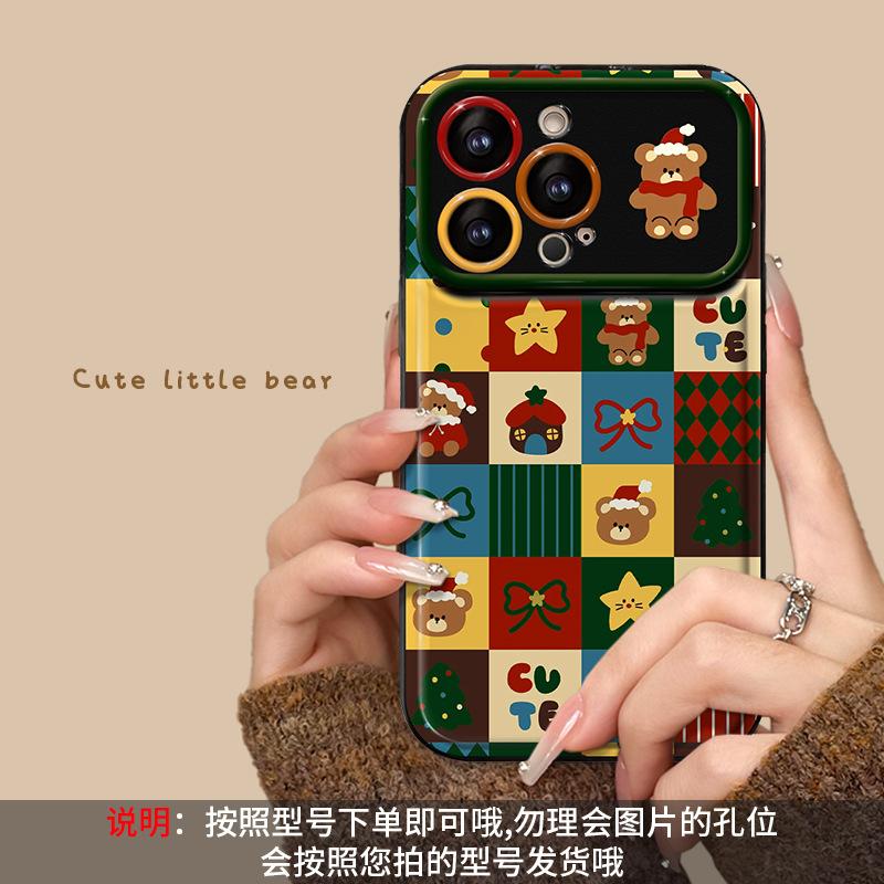 Christmas gingerbread man chain is suitable for Apple 11 large windows mobile phone case 11pro Christmas 11 silicone anti-drop 11.