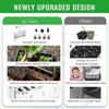 Handheld Soil Blocker Stainless Steel Soil Block Maker for Seedling, Greenhouse Garden Supplies Soils Blocking Tool for Garden