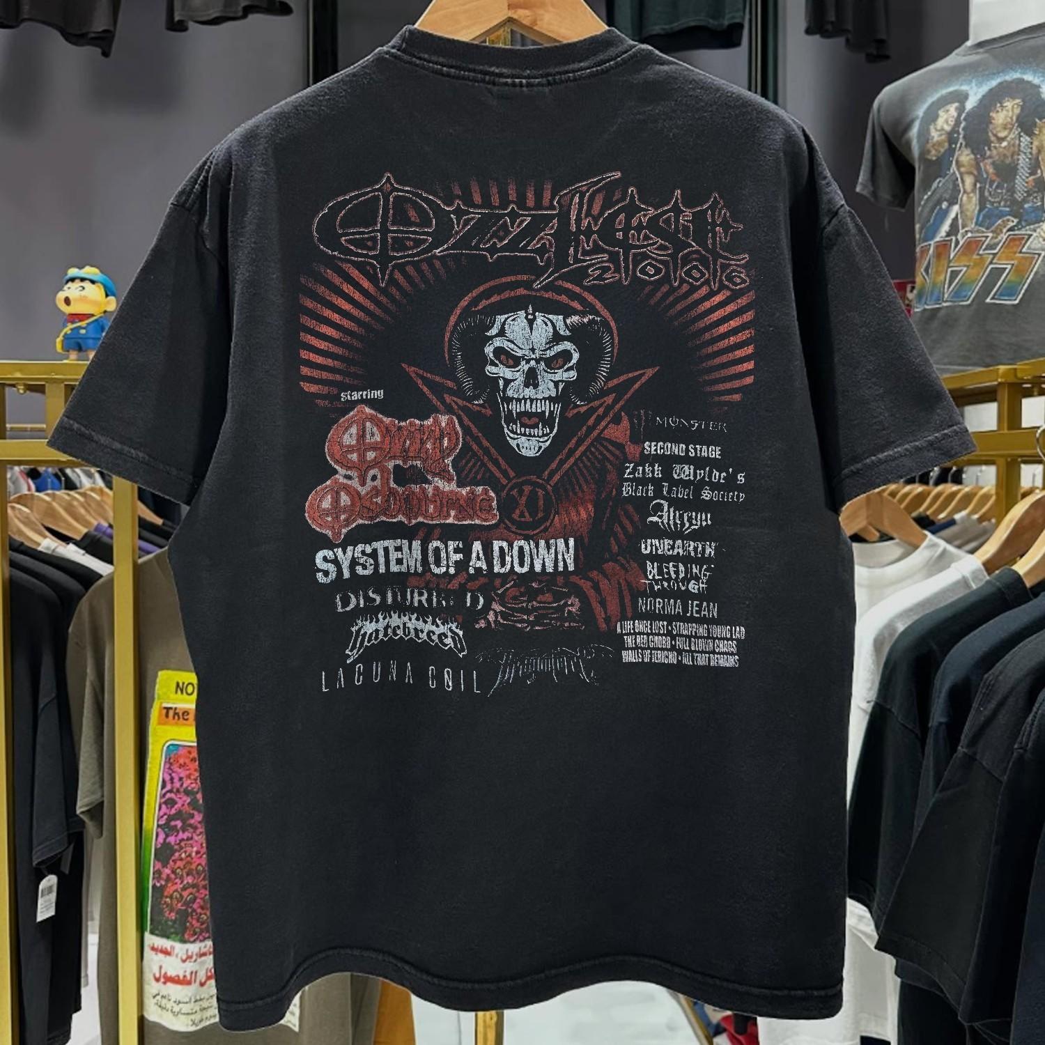 2006 Ozzfest Aged T-Shirt Black M 4XL