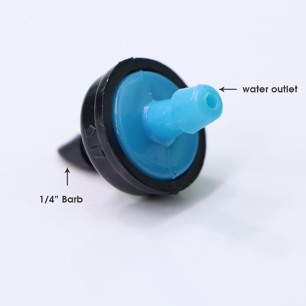 2L 4L 8L 16L Mikro-Bewässerungstropfer Einstellbare Tropfdüse für Gewächshauspflanzen Bewässerung Emitter Gartensträucher Tropfensprenger