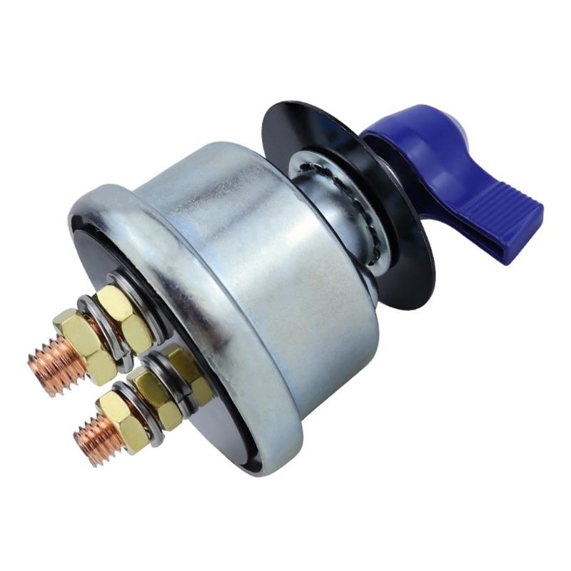 Battery Shut Switches 12/24V Power Cut Off with Face Plate Battery Disconnect Switches for Cars Boats RVs Trucks & ATVs