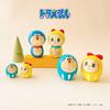 Usaburo Kokeshi Daruma Kokeshi Doraemon Figure Made in Japan Interior Gift KokechiDorami-chan (Small)