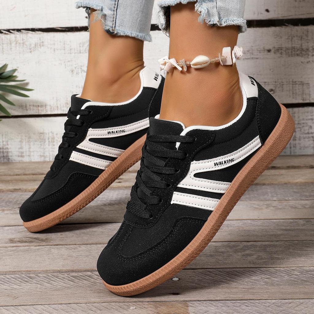2024 Übergröße Damen Rutschfeste Lässige German Trainer Sneaker - Leicht & Geschnürt