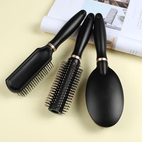 Air Cushion Hair Brush for Women Scalp Massage Round Brush with Ergonomic Handle