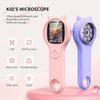 Pink and Purple Microscope Portable Digital Mini Microscope- Your Little Scientist Miniscope - STEM Toy for Age 7 8 9 10 11 12 Years Old Toddlers.