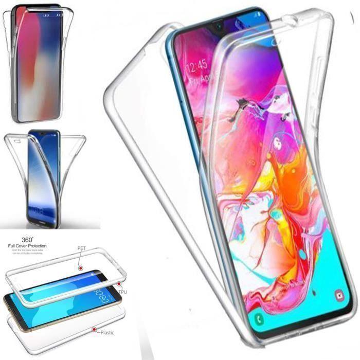 Pour SAMSUNG GALAXY S10 - Coque Silicone Gel Intégrale Transparent 360°-Qualité Supérieure-PRISKY®France