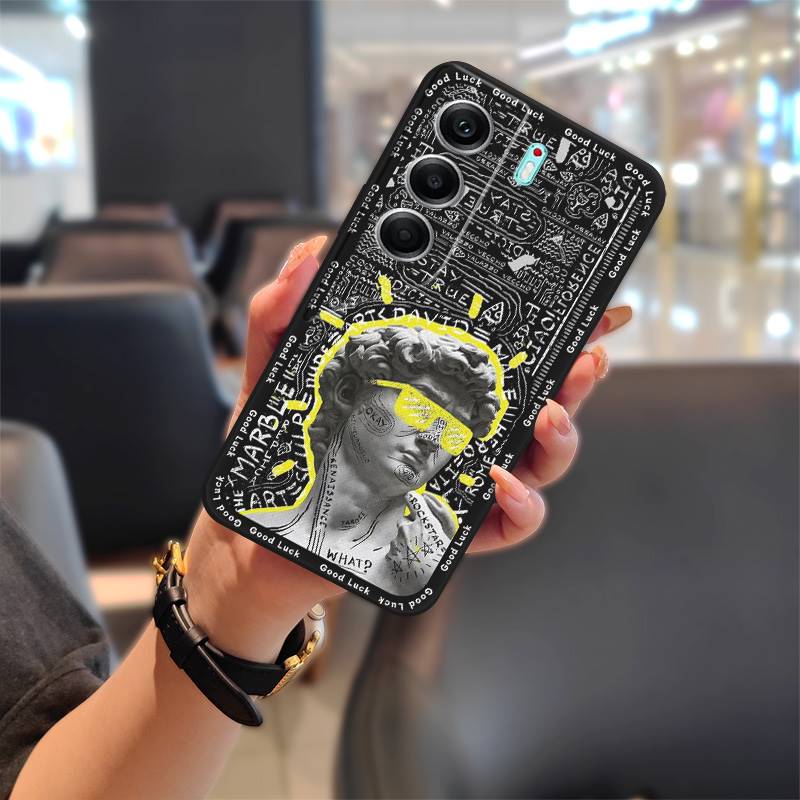 Protective Fashion Design Phone Case For Tecno Camon40 4G/CM5 Silicone Dirt-resistant TPU Anti-knock Soft Case Cute