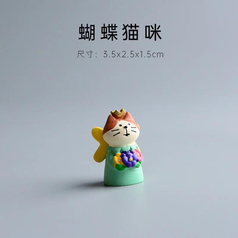 

Японские Кавайные Аниме Статуэтки Украшение для Автомобиля Милые Миниатюрные Аксессуары для Кукольного Домика Креативный Декор Комнаты Настольная Современная Модель Искусства Подарок S