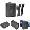 For   4 Model B Black Aluminum Case Box Enclosure with Heatsink Bracket (Black)