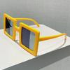 Fashion Vintage Luxury Designer Square Sunglasses Oversized Big Frame Shade for Women Men Punk Outdoor Sun Glasses
