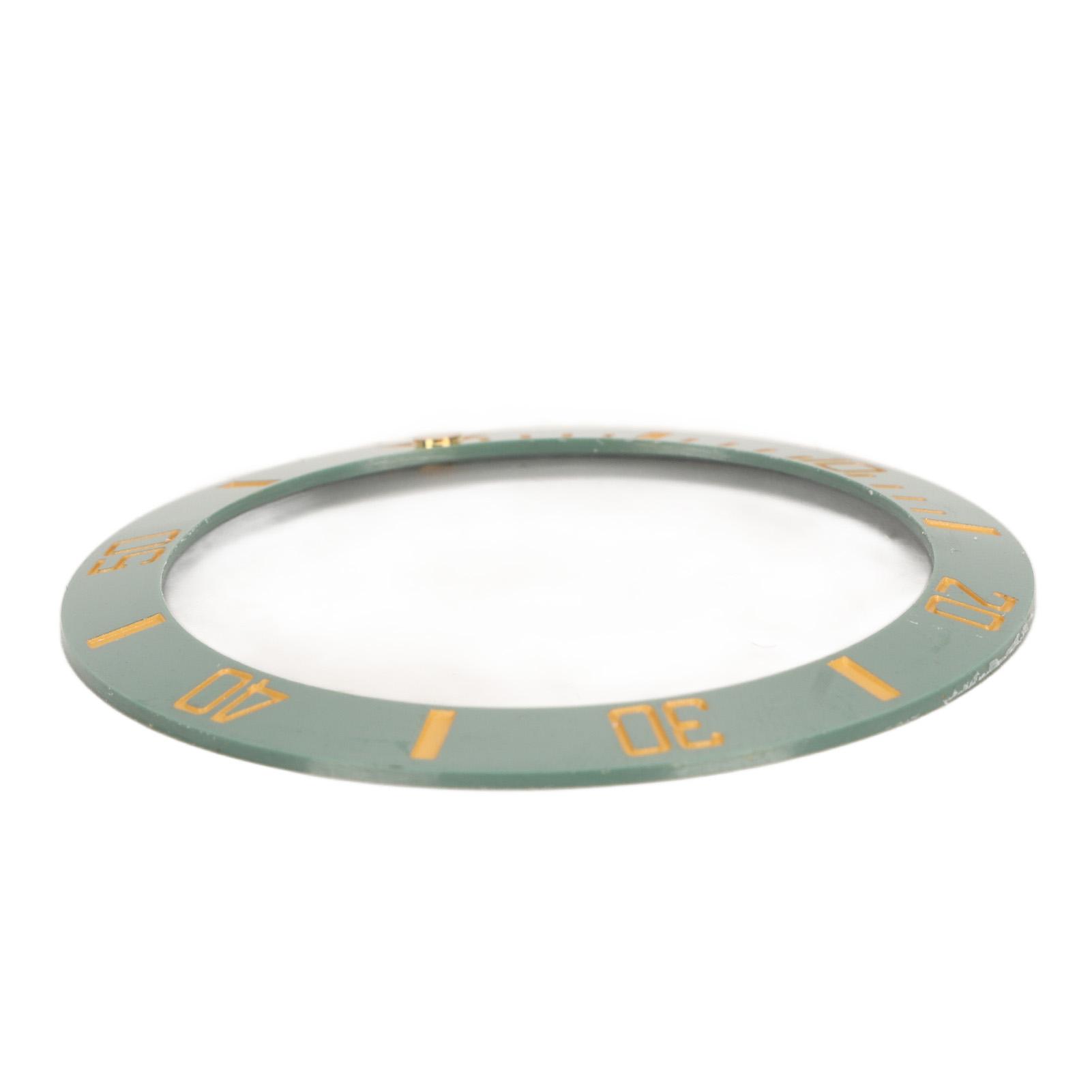 

Ceramic Watch Bezel Insert Clear Numbers Mark Wristwatch Loop Ring Bezel Inserts Replacement Green