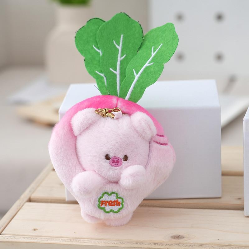 Adorable Strawberry Rabbit Plush Pillow Cute Stuffed Animal Toy For Kids