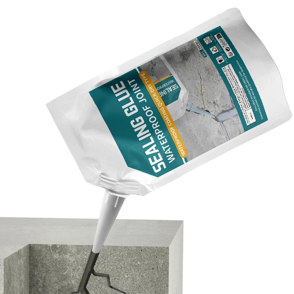 Cement Filler Sealant 500ml Liquid Sealant Concrete Crack Filler Waterproof Heavy Duty Sealing Glue Penetrating Adhesive