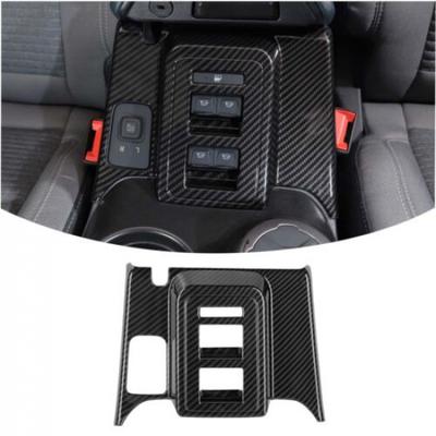 Carbon Fiber Window Lift Switch Button Panel Cover Frame for Ford Bronco -23