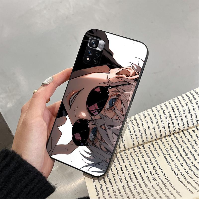 Jujutsu Kaisen Satoru Gojo Phone Case For Xiaomi Redmi note 13 12 Pro 11S 11 10 Pro 10S 12S Redmi 10 9C 13C