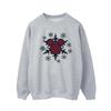 Disney Mens Mickey Mouse Gingham Snowflakes Sweatshirt