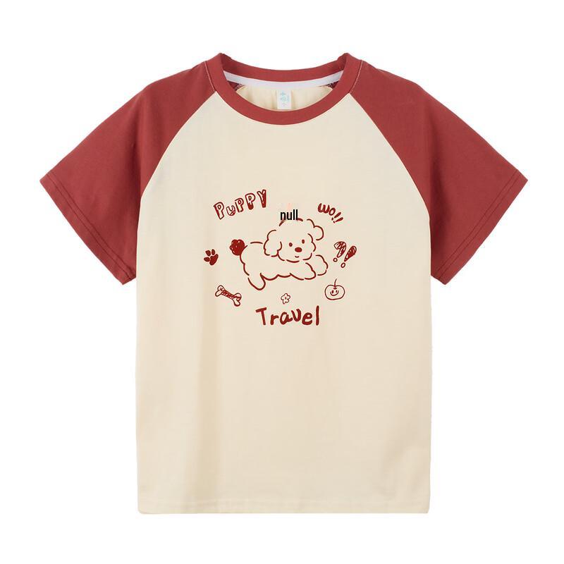 Xiaoyiman Cloud Cotton Girls' Loose Short-Sleeve T-Shirt