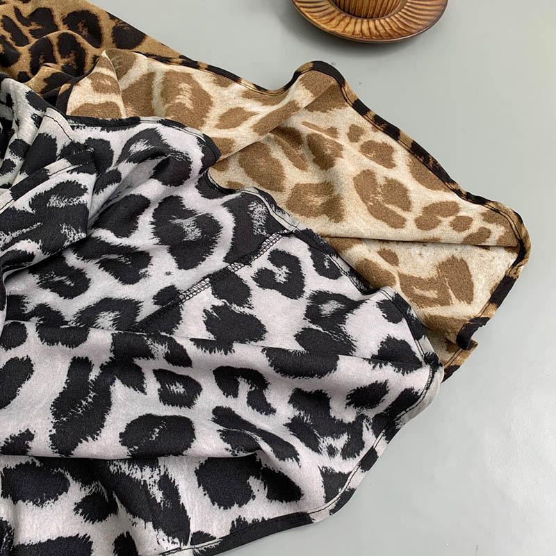 Skirt Women Summer Casual Versatile Leopard  Elastic Half Skirt Loose Comfortable Oversize Stretchy Bustier Skirt