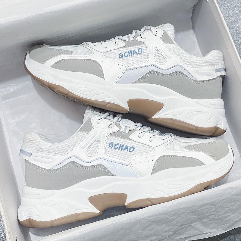 Men's Shoes Autumn Breathable New Versatile Deodorant Thin Mesh Sports Casual Little White Board Shoes