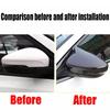 For Ford Focus     Bull Horn Rearview Mirror Protective Cover Automotive Exterior Decoration Accessories Tools