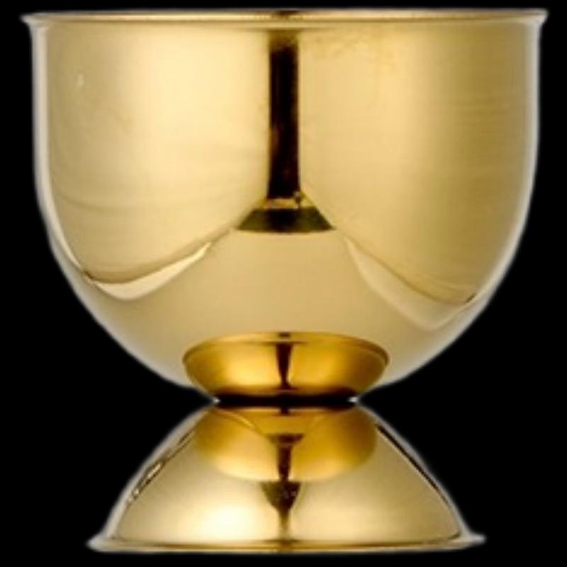 Gold Stainless Steel Deer Design Egg Cup
