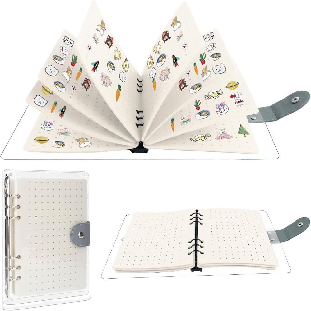 Dust-proof Brooch Display Board 8 Pages Badges Collection Book  Home Accessory