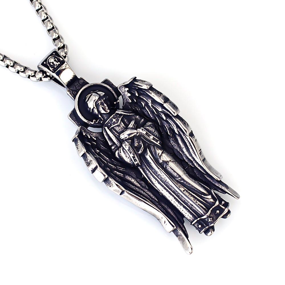 Necklace Hip Hop European Mythology Saint Girls Sports Men Retro Pendant