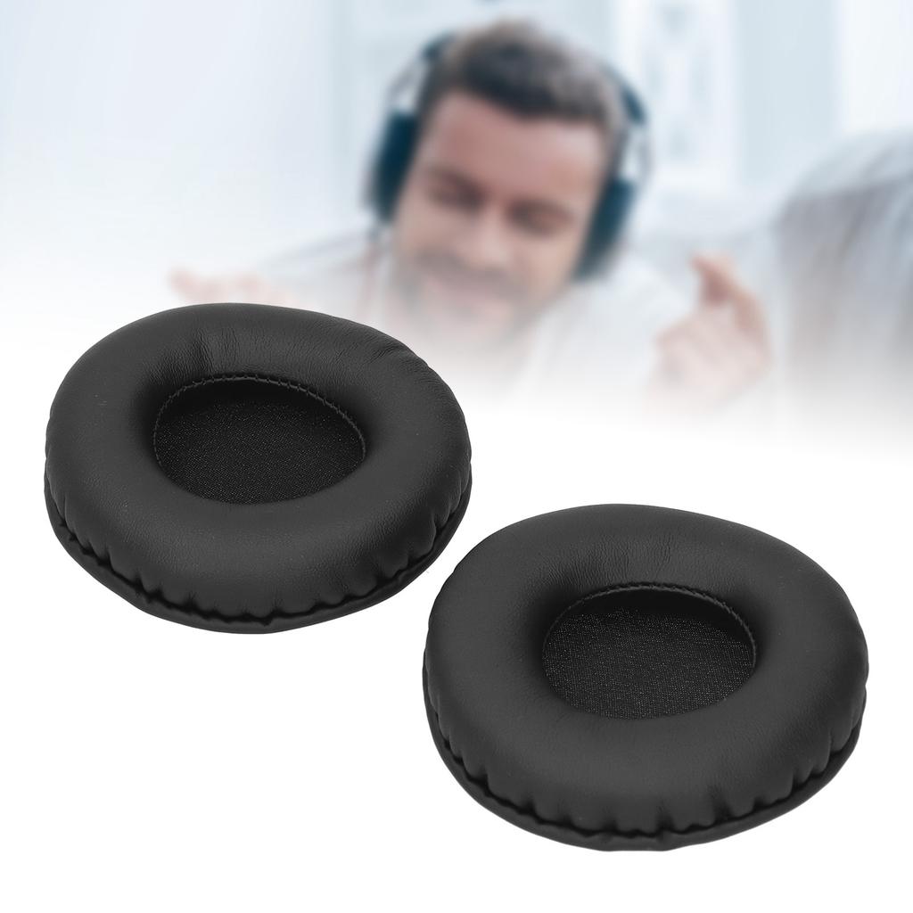 Headset Cushions Earpad Covers for ATHWS70CelsiusATHWS77CelsiusATHWS99CelsiusMDRV55CelsiusMDRV500CelsiusMDR7502(Black )