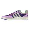 Adidas Neo Hoops 3.0 Comfortable Casual Durable Low-Top Skate Shoes Women Sneakers Purple GZ9478