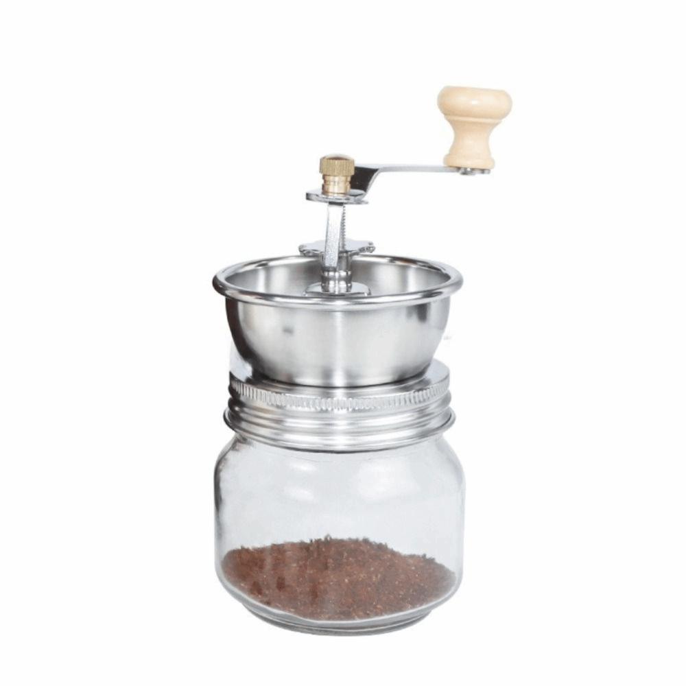 Adjustable Settings Hand Crank Coffee Mill Ceramic Core Household Coffee Crusher  Kitchen Tools