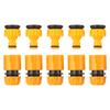 10pcs Plastic Garden Hose Connectors for 3/4 Inch and 1/2 Inch Water Taps Used In Lawn and Car Wash Applications