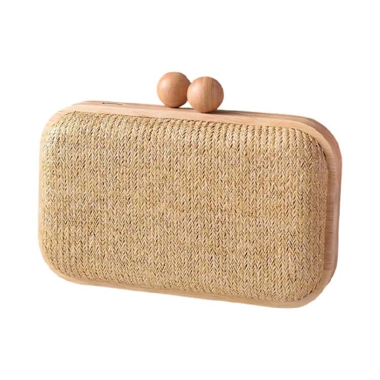 Straw Clutch Purses Women Summer Beach Straw Purse Woven Envelope Wallet Crossbody Shoulder Bag Evening Handbag Gifts