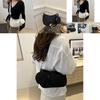 2024 New High-style Fashionable Lightweight Luxury Unique Shoulder Bag In Black And White