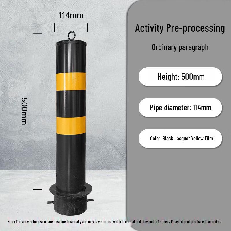 DAXTE Galvanized Steel Reflective Warning Post