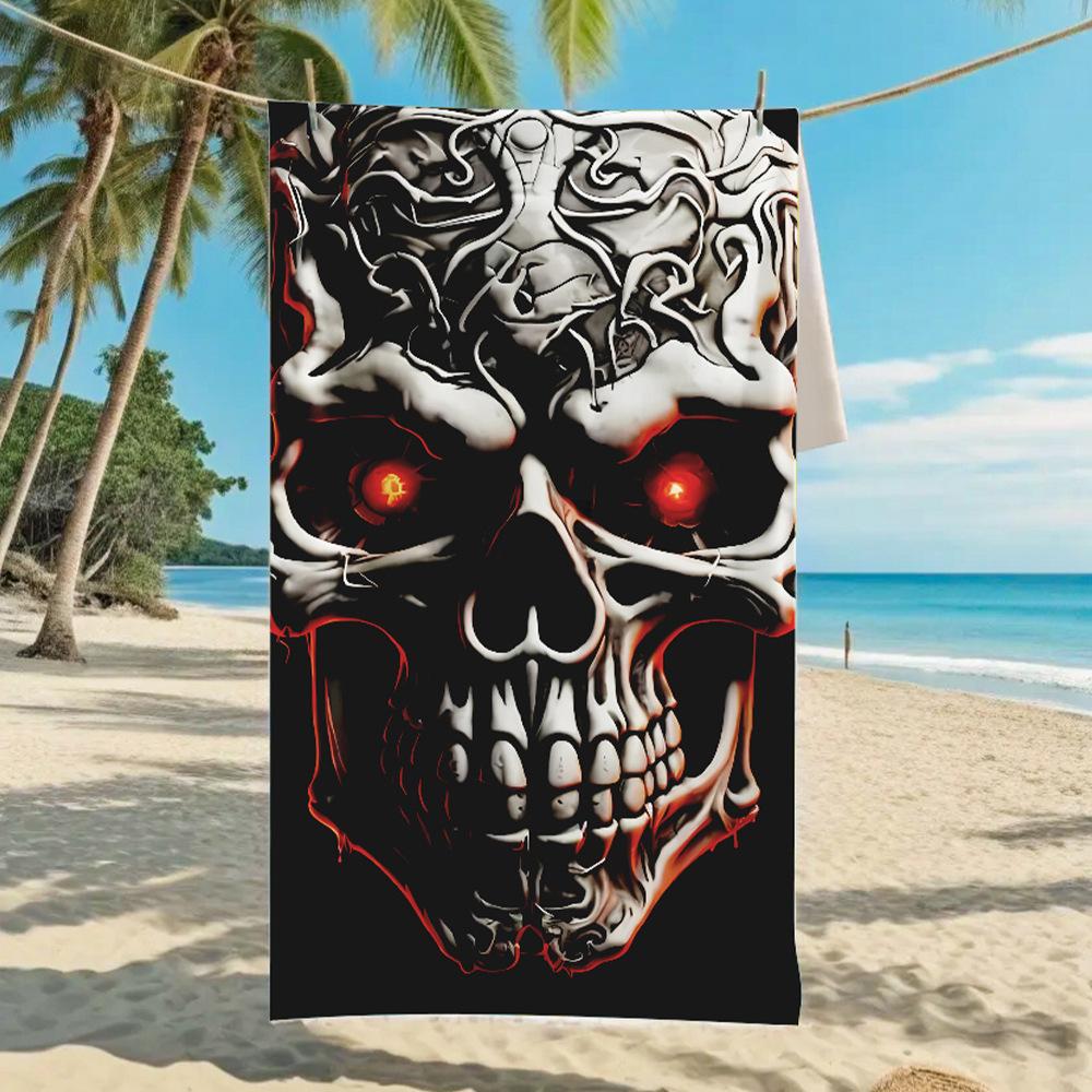 2026 Mermaid Tail Beach Towel Printed Towel Seaside Vacation Absorbent Beach Towel