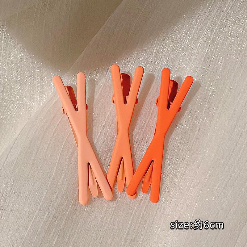 3/4Pcs/Set Women Girls Fashion Coffee Color Geometric Star Ornament Hair Clips Adult Sweet Hairpins Female Cute Hair Accessories