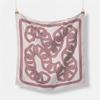53Cm   Chain Rope Print Square Scarf Woman 100% Twill Silk Scarf Women Bandana Luxury Headband Hijab Neckerchief