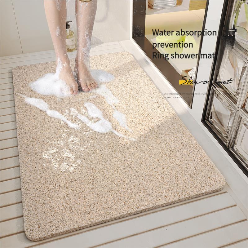 

Premium Bathroom Non-Slip Mats Waterproof Drainage Shower Floor Mats Quick Drying Comfortable Foot Safety Solutions Non-Slip Designs 40*60cm темно-сірий колір