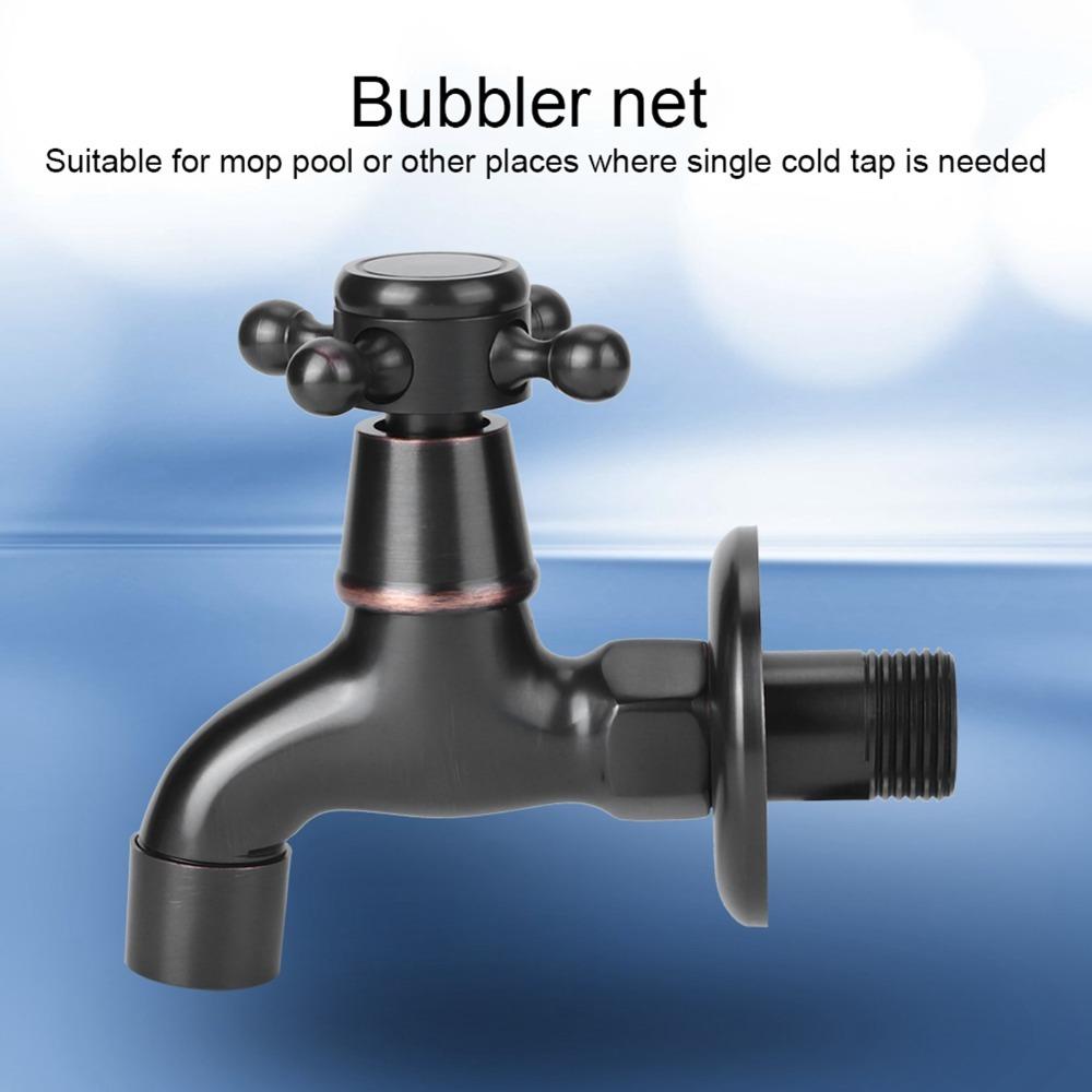 Single Cold Faucet Single Handle Water Faucet Antique Mop Pool Faucet Home Use Short Faucet