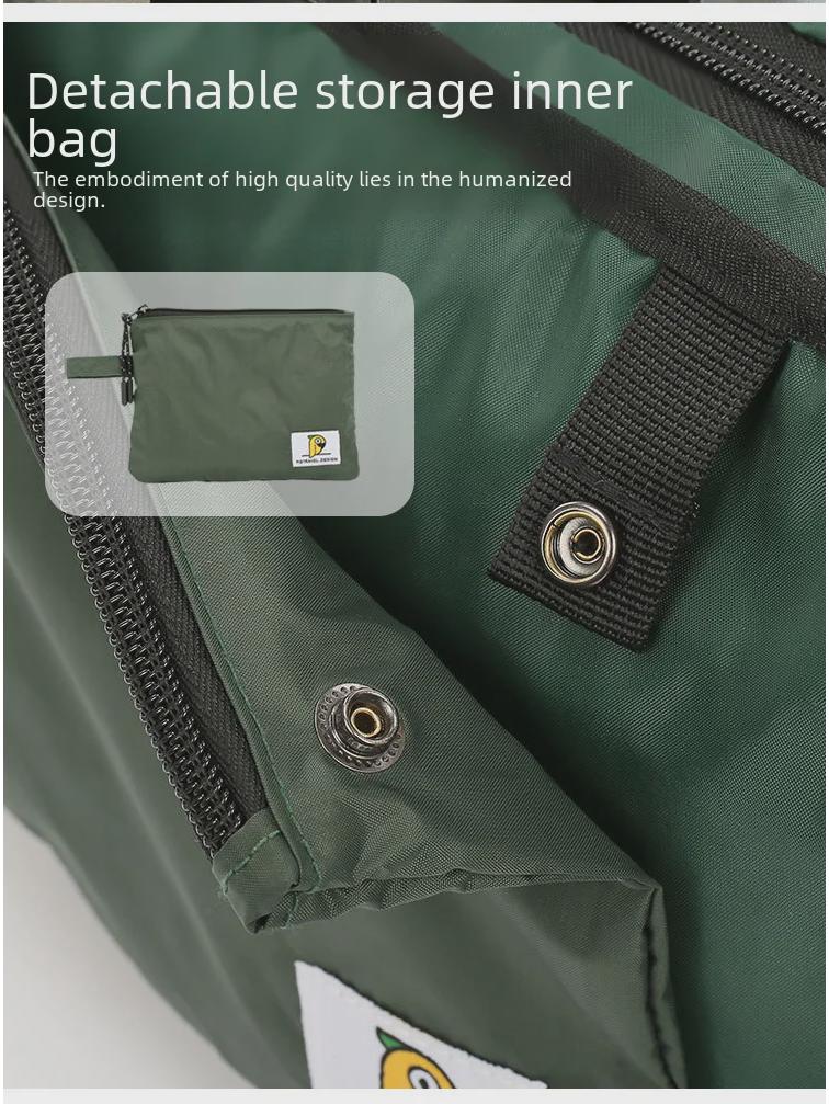 Leichte, faltbare Kuriertasche aus Nylon – großes Fassungsvermögen, ultradünn, tragbar für Outdoor-Aktivitäten im Frühling