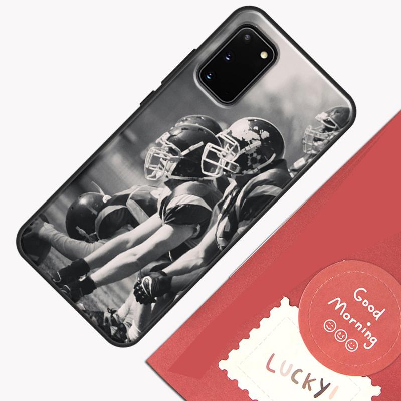 American Football College Sport Phone Case For Samsung Galaxy S24 S26 Ultra S20 S21 S22 S23 S25 Plus S10 S25 FE Cover Shell