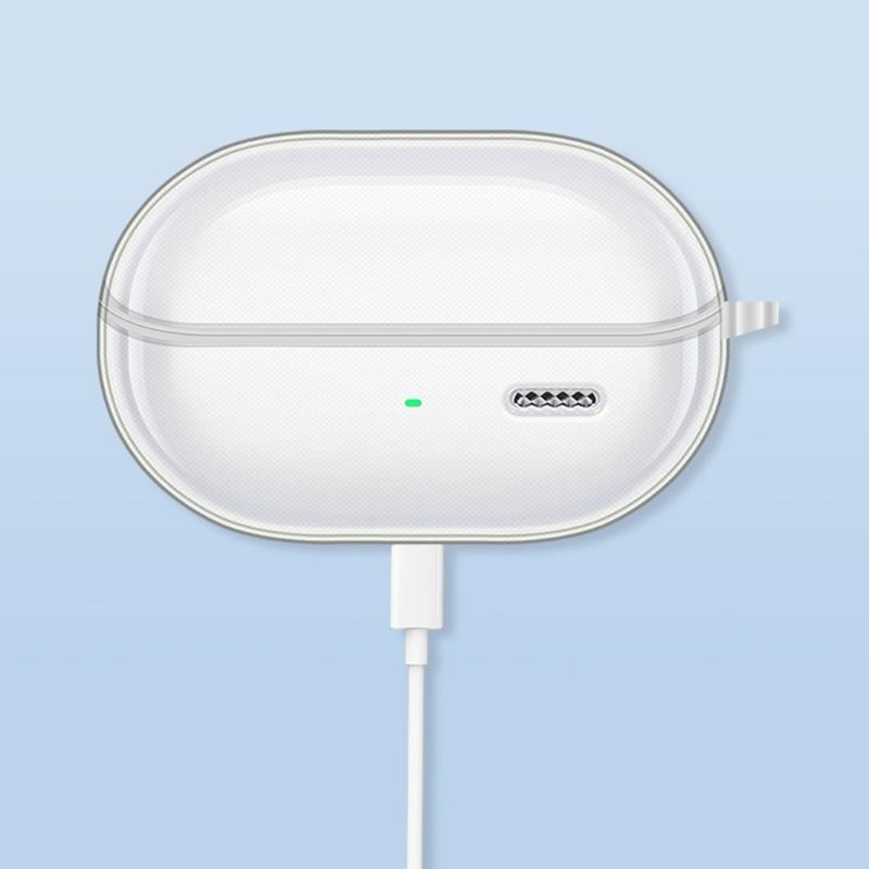 Flexible Clear Protector Case Suitable For PearlClip Wireless Earbud Shockproof Cover Scratch Resistant Sleeve Daily Use