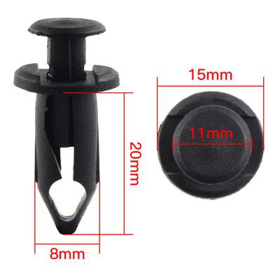 200PCS Universal ATV 8mm Rivet Fairing Body Trim Panel Fastener Screw Clips Plug Kit For Polaris Sportsman 550 850 XP Rangers Rzr